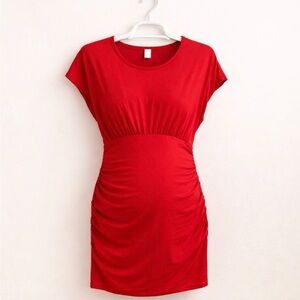 Red Maternity Dress